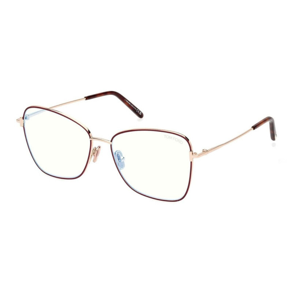NEW Tom Ford FT5906-B 069 Shiny Bordeaux Sunglasses Authentic